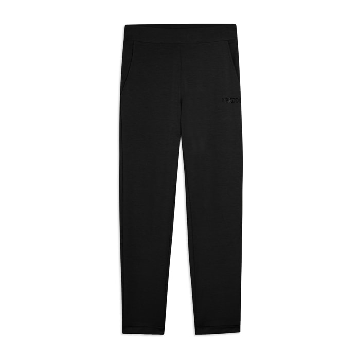 Pantaloni Sportivi Cropped con risvolto e strass FREDDY