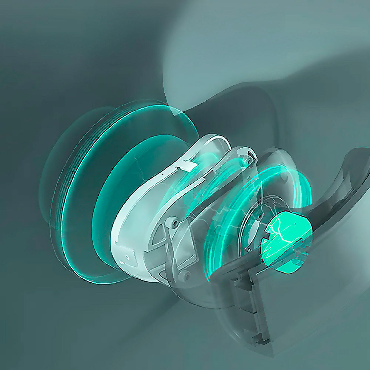 Massaggiatore per collo F2 con modalità calore, impulso e telecomando.