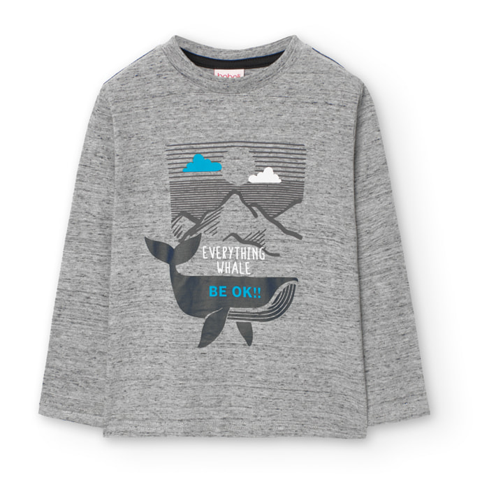 Camiseta punto básica de niño -BCI