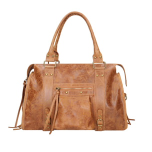 Borsa a spalla da donna - Modello Clara - Vera pelle - 41.0 x 28.0 x 13.0 cm