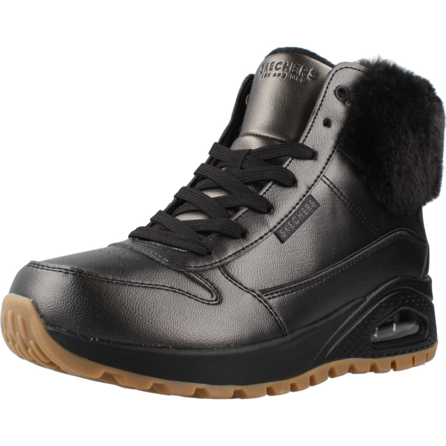 Botines Mujer Uno Rugged Galactic Negro