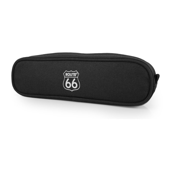Estuche Escolar Route 66 North Carolina Negro
