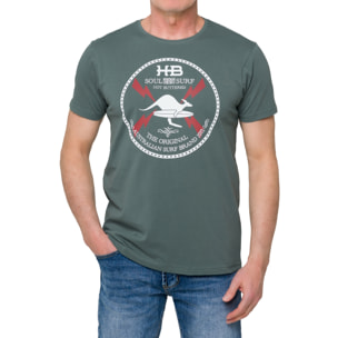 Camiseta de algodón 150 gr Hot Buttered Soulsurf Verde Matcha