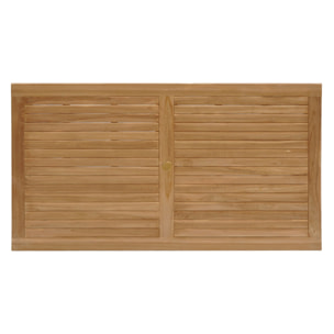 Table rectangulaire 180cm en teck JAVA