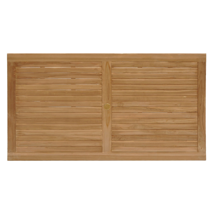 Table rectangulaire 180cm en teck JAVA