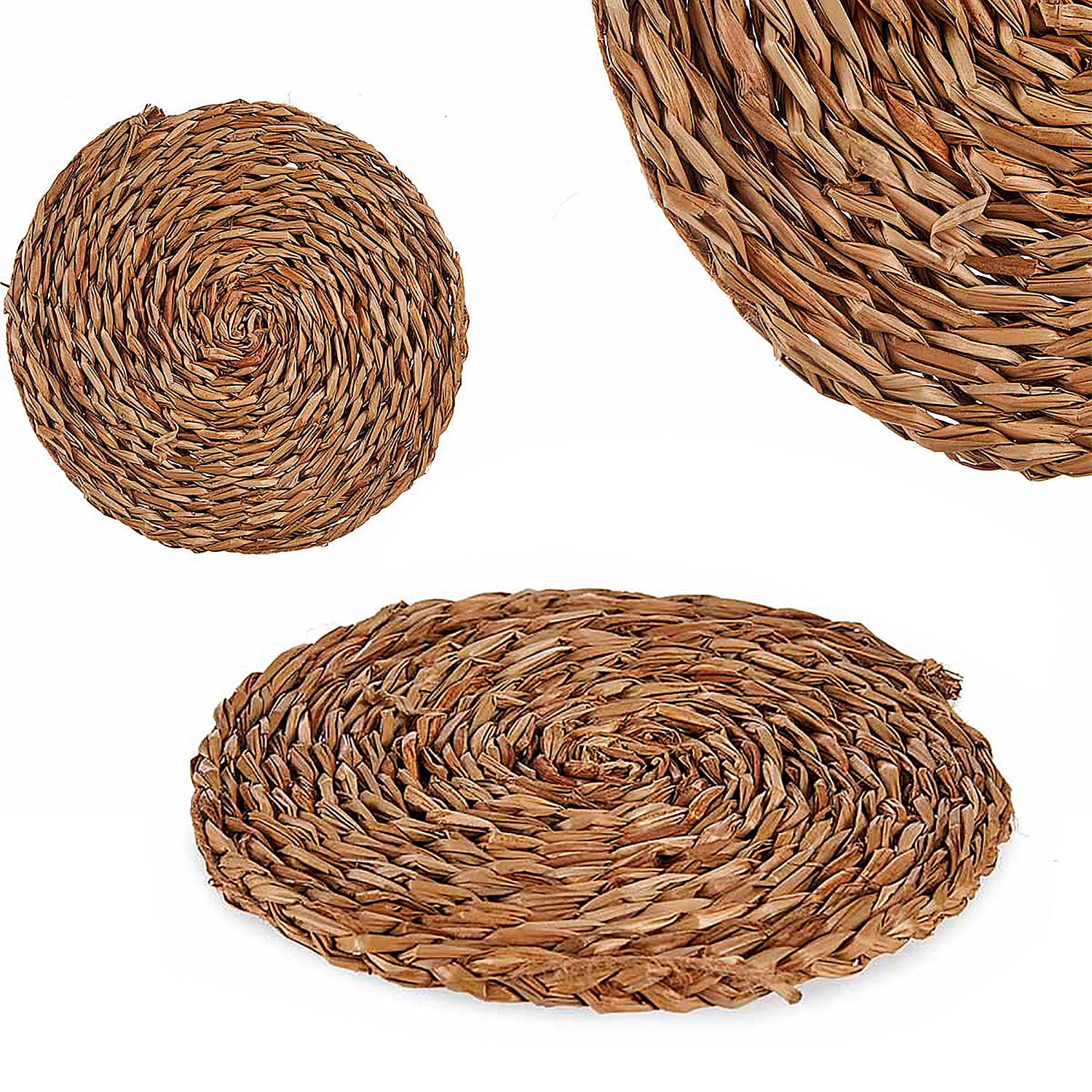 Sottopiatto rotondo vegetale di 20 cm.