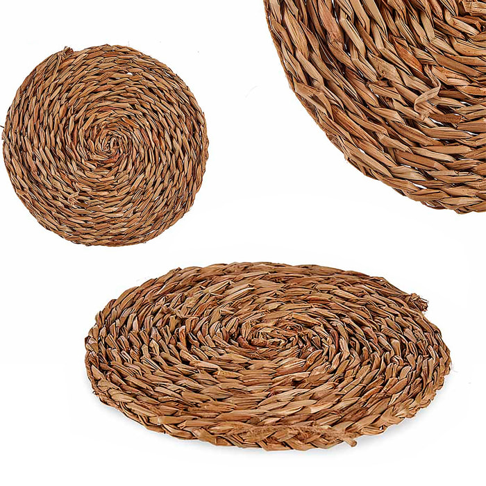 Sottopiatto rotondo vegetale di 20 cm.