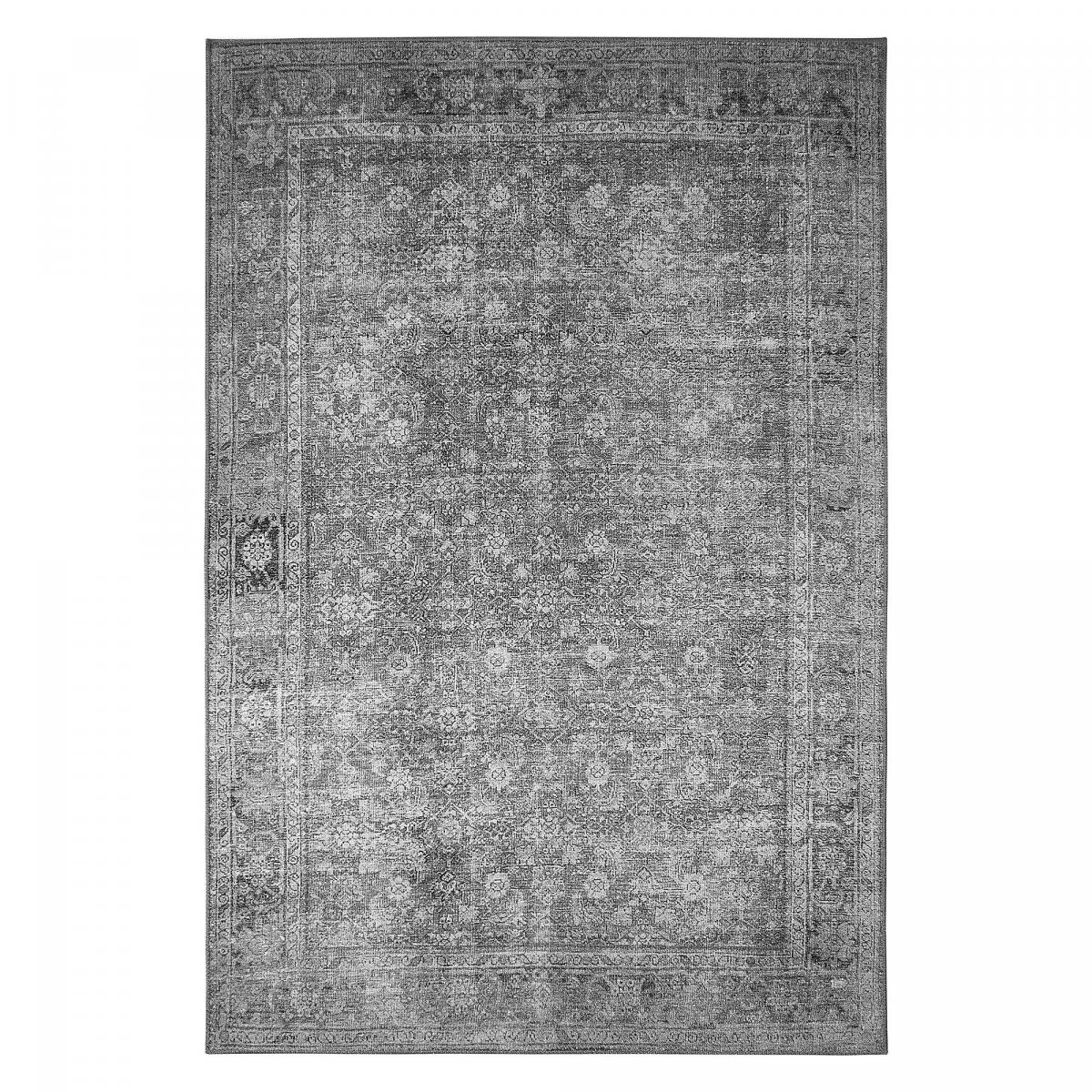 Tapis salon et chambre tissé motif faux uni MECE