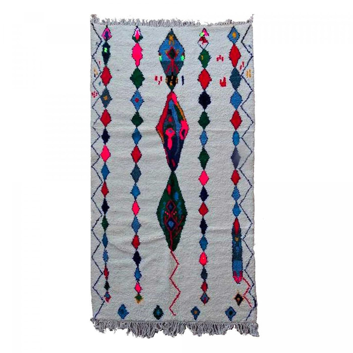 Authentique tapis berbère fait main en laine GEPU