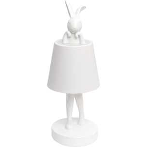 Lampe Animal lapin LED 29cm blanche Kare Design
