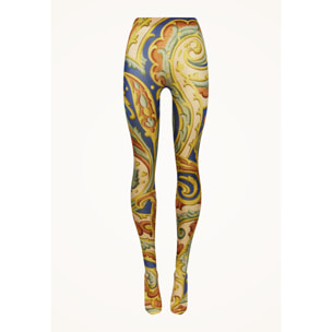 Collant Paisley Baroque Tights