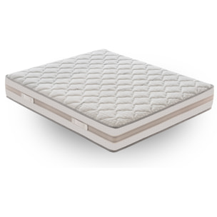 Materasso 160x200 800 molle insacchettate e Memory Foam - Alto 25 cm - Sfoderabile - 9 Zone di Comfort