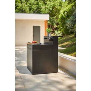 Meuble de cuisine extérieure FORGE ADOUR SDAF CBN desserte acier fermé Comptoir