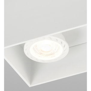 TECTO 2L Plafonnier blanche GU10