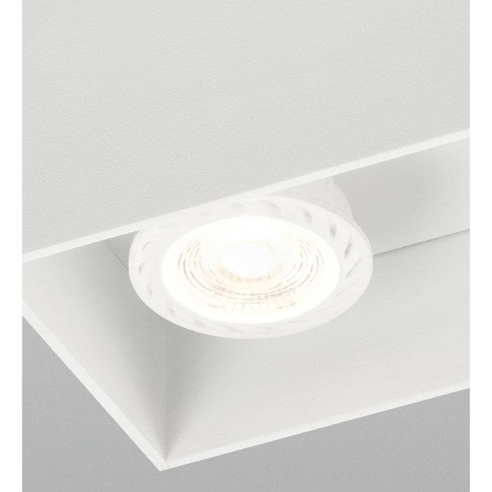 TECTO 2L Plafonnier blanche GU10