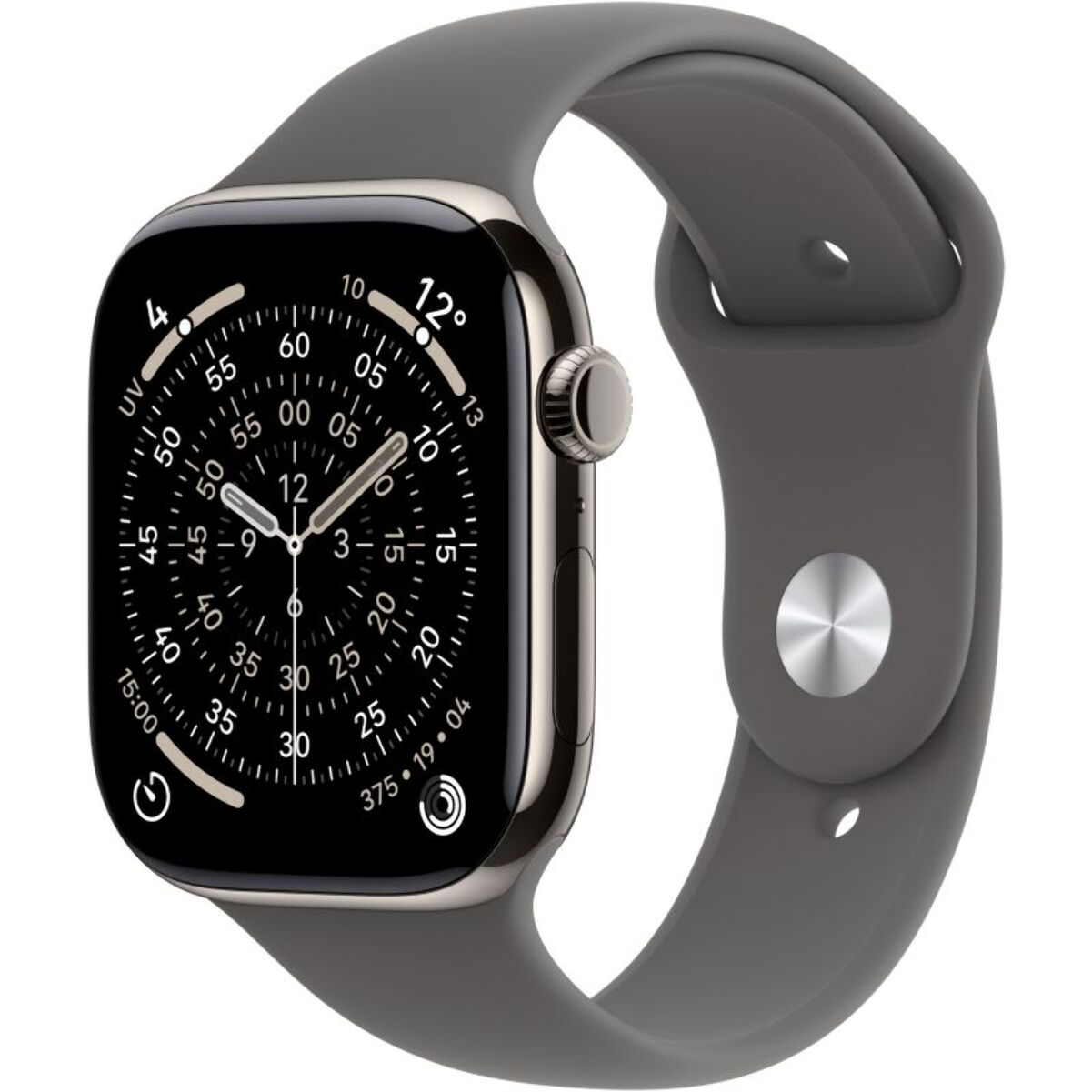 Montre connectée APPLE WATCH 42mm Tit Naturel / Gris Serie 11 S/M Cellular