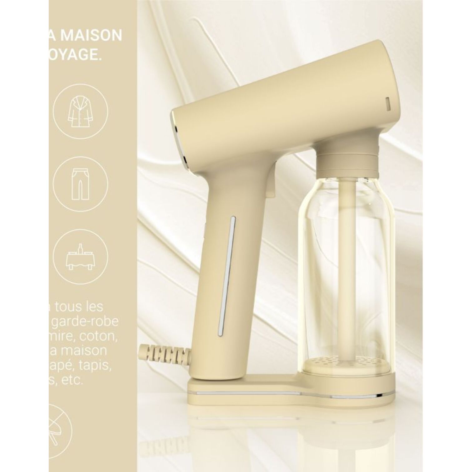 Défroisseur vapeur STEAMONE Cream 400 Karl XL Rust