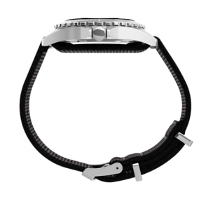 Timex Orologio Analogico Al Quarzo Navi 41Mm Fabric Slip-Thru Strap Watch