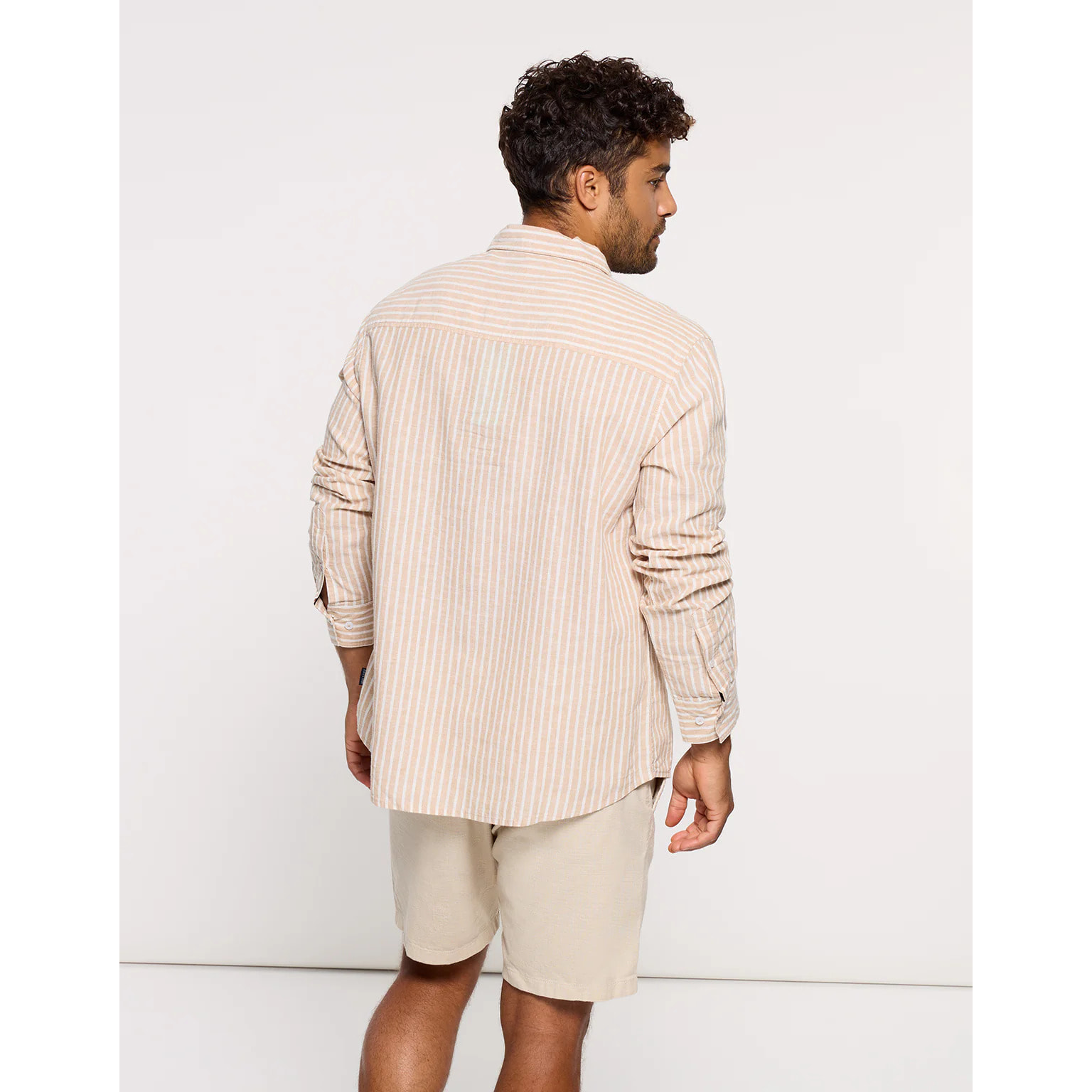 Camisa Rayas Manga Larga Arena - Ciclone