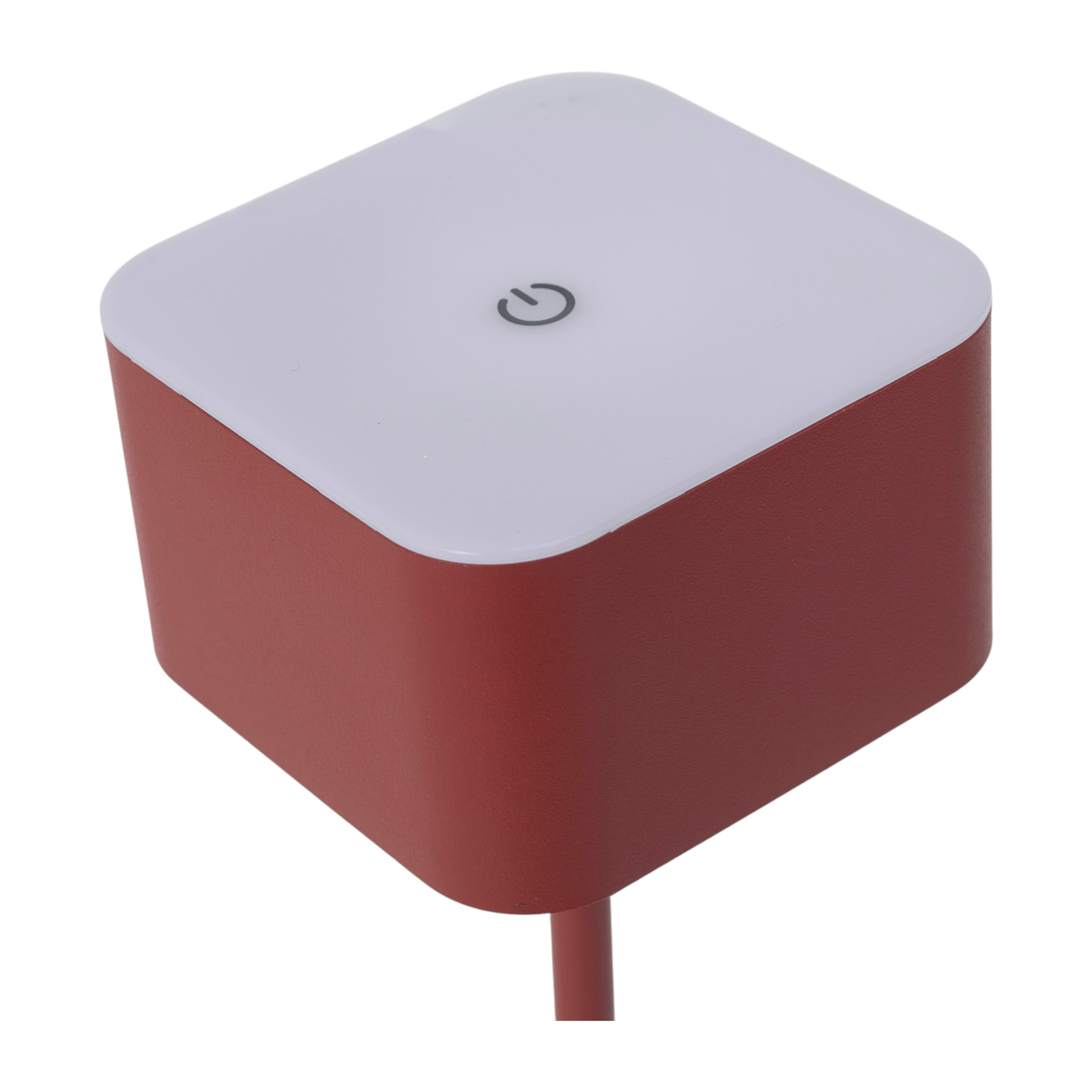 Lampe - HOME DECO FACTORY - TERRA - Rechargeable - Tactile - Rouge