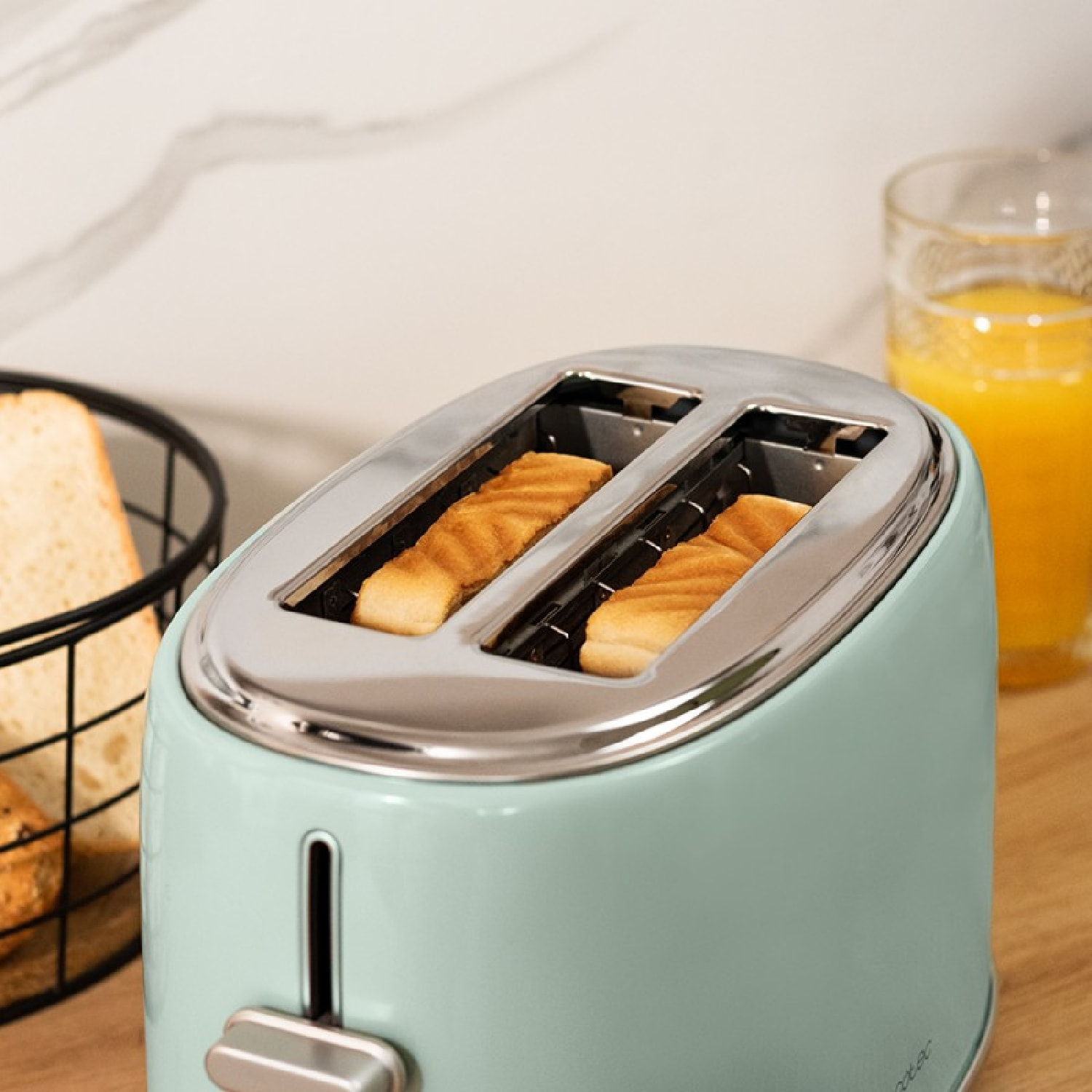 Tostapane verticali Toast&Taste 1000 Retro Double Blue Cecotec