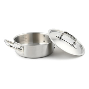 Faitout triplex 24x8,5cm - Induction