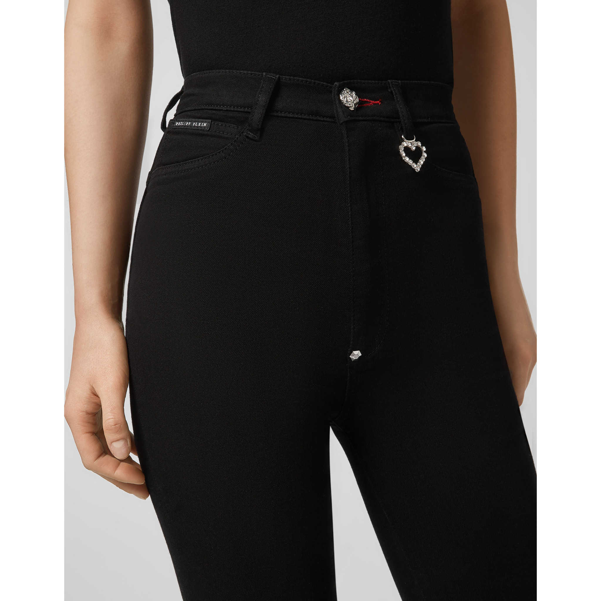 PHILIPP PLEIN Jegging de cintura alta