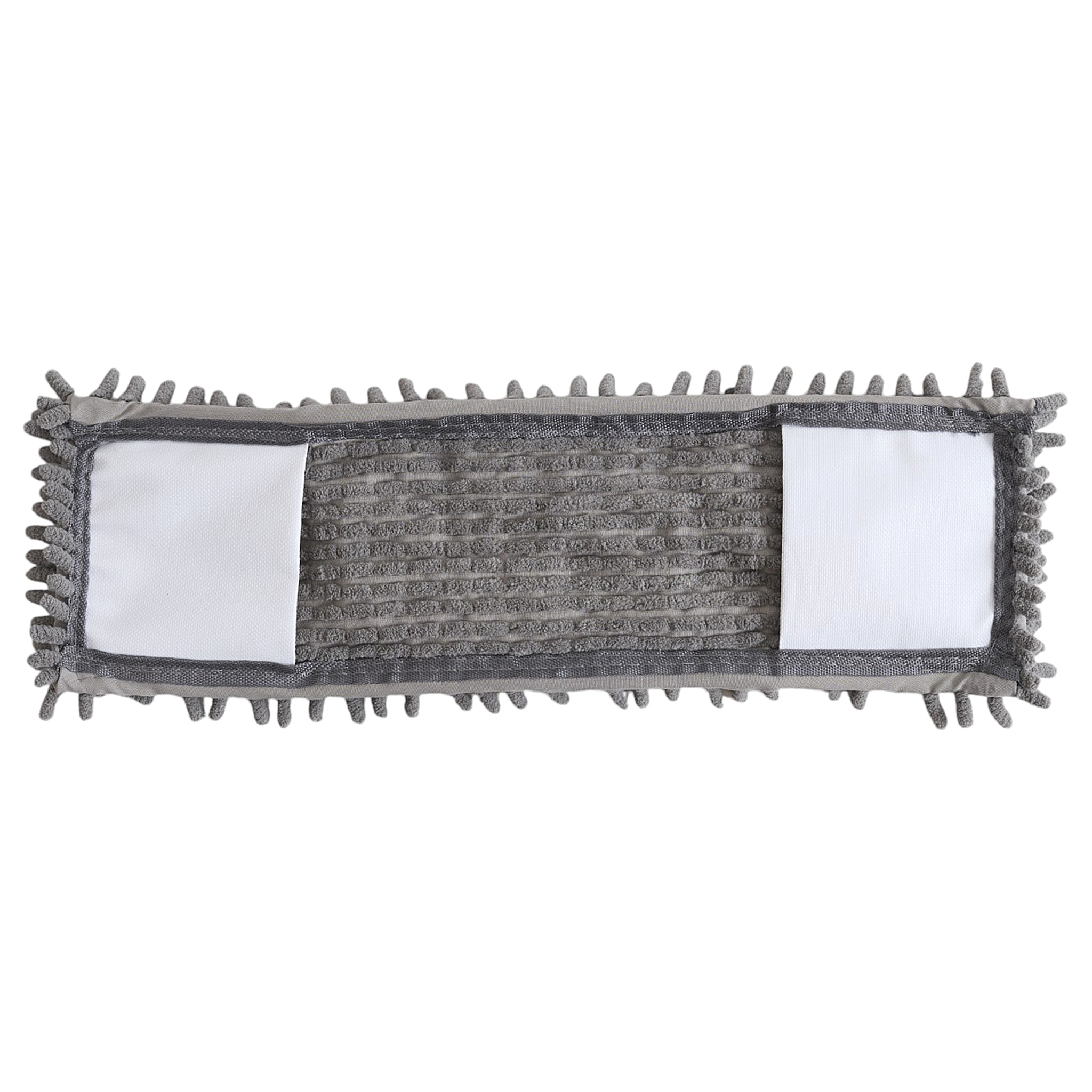 Balai Microfibre - JE CHERCHE UNE IDEE - Télescopique - Ultra-absorbant - Gris et blanc