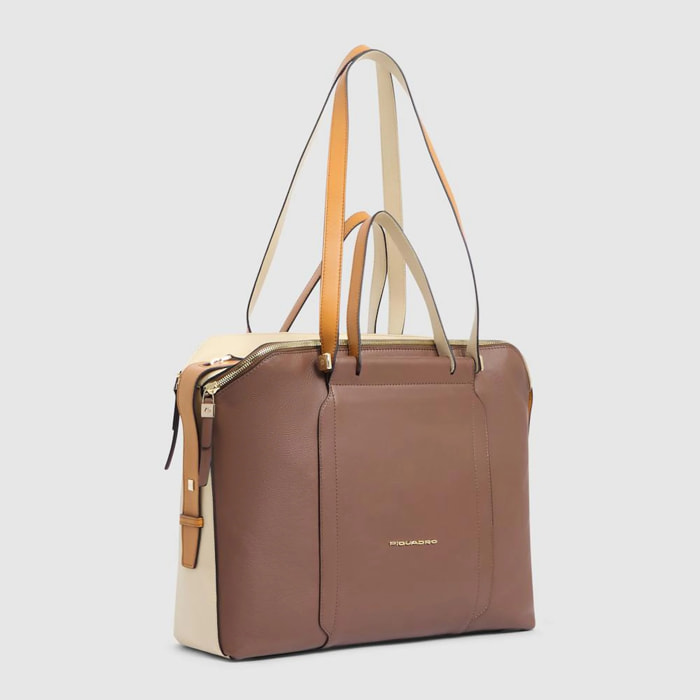 Piquadro Borsa porta pc con scomparto per iPad®, protezioni antiurto