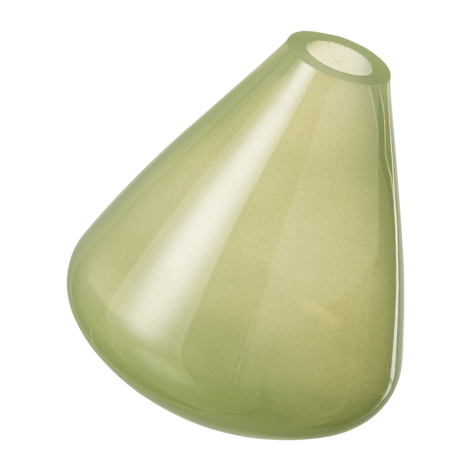 J-Line vase Topaz - verre - vert clair - 13.5 cm hoog