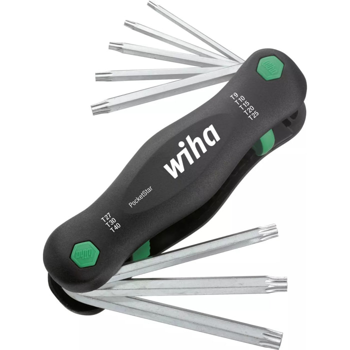 Jeu de 8 clés mâles PocketStar Torx - WIHA - 23049