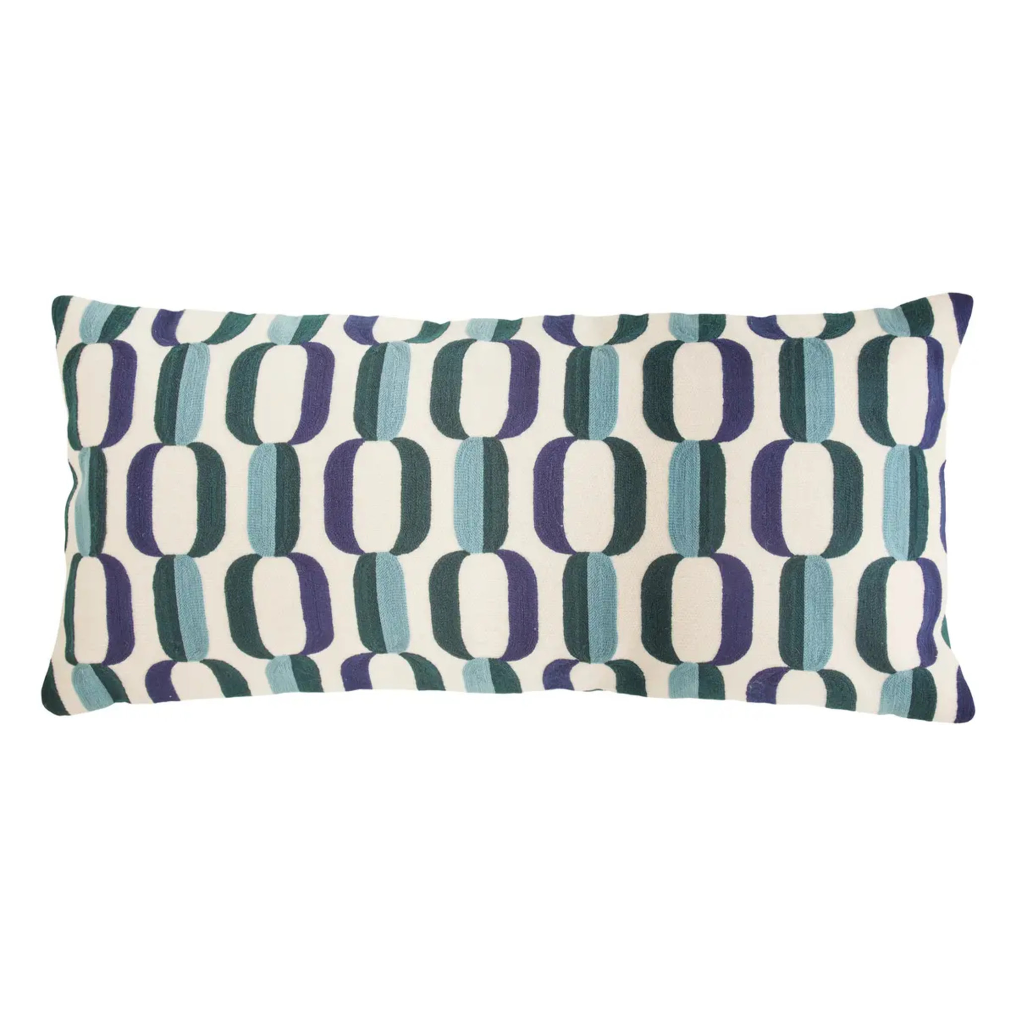 Coussin Hary bleu 75x35cm