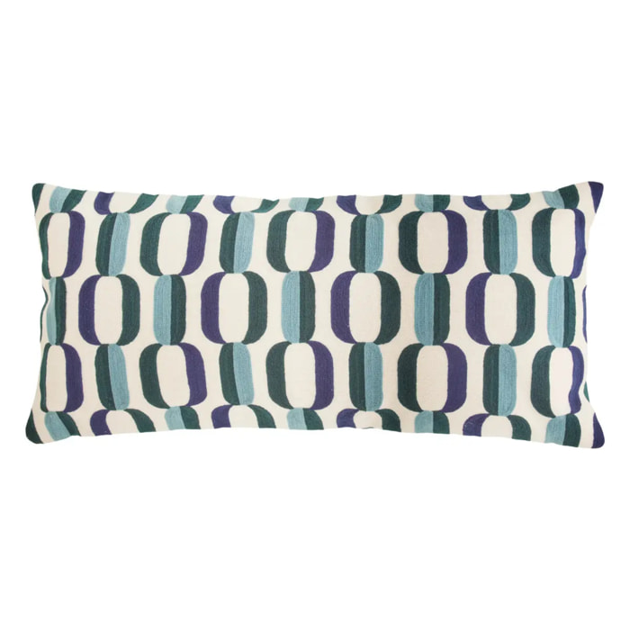 Coussin Hary bleu 75x35cm