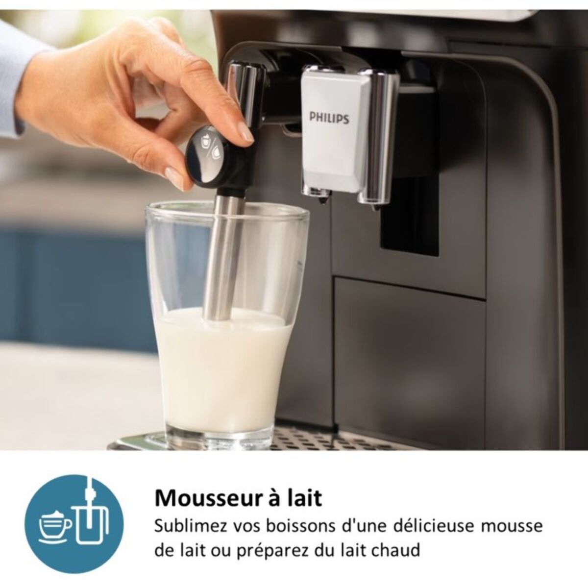 Expresso Broyeur PHILIPS EP3321/40 Noir Laqué série 3300