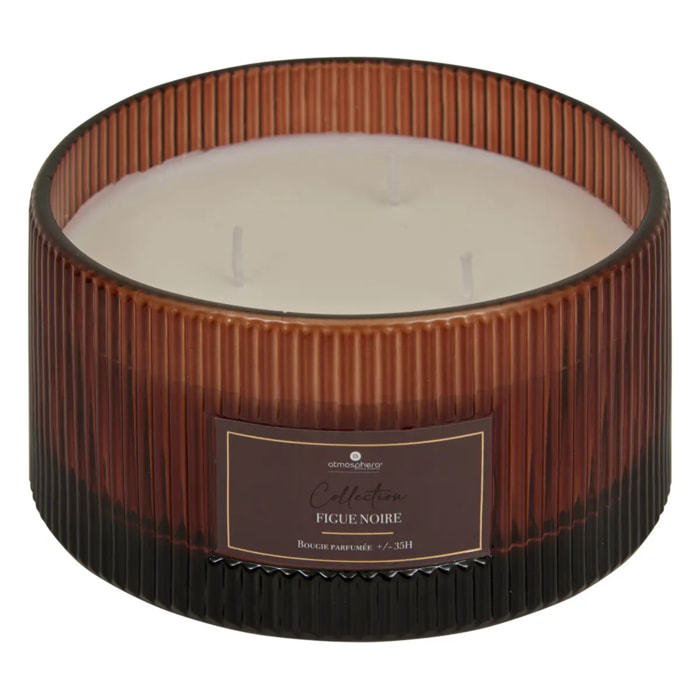 Bougie parfumée Albie 635g pot verre figue