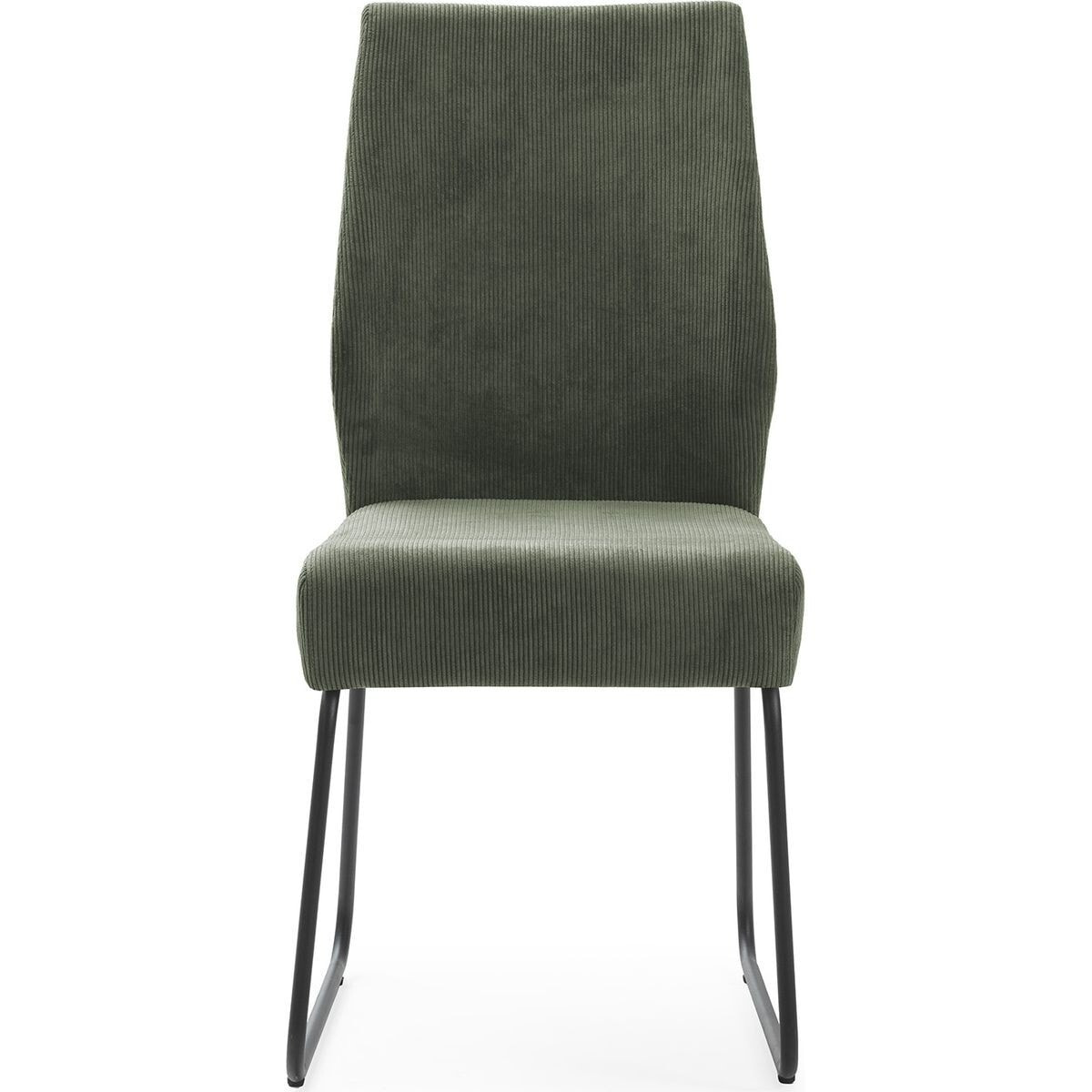 Lot de 4 chaises en velours côtelé - STUGA