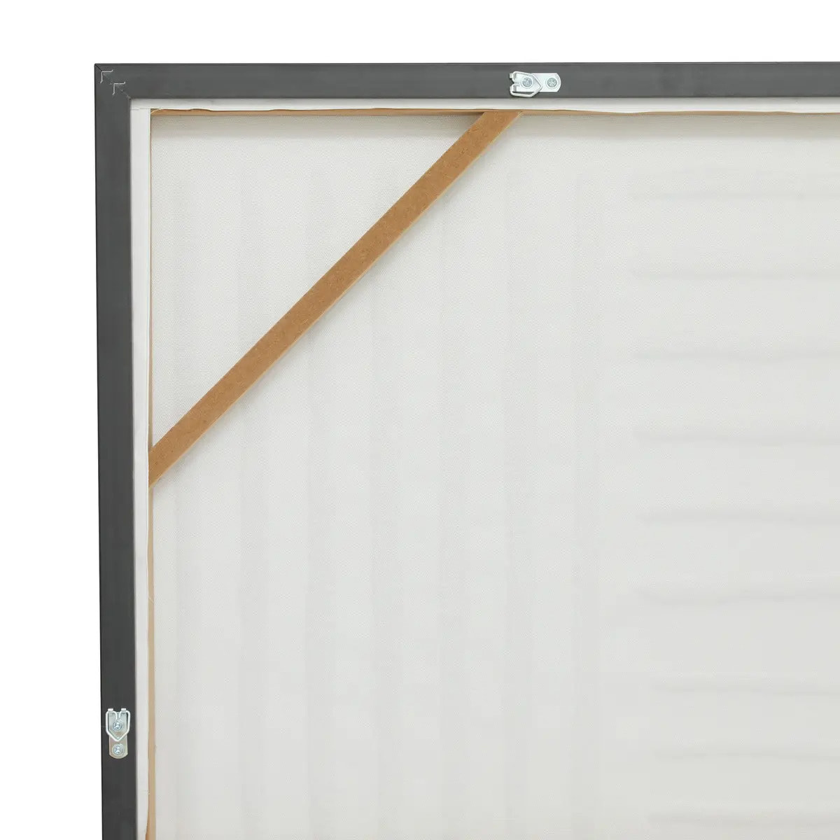 Toile peinte encadrée Roshan vert 116x75cm