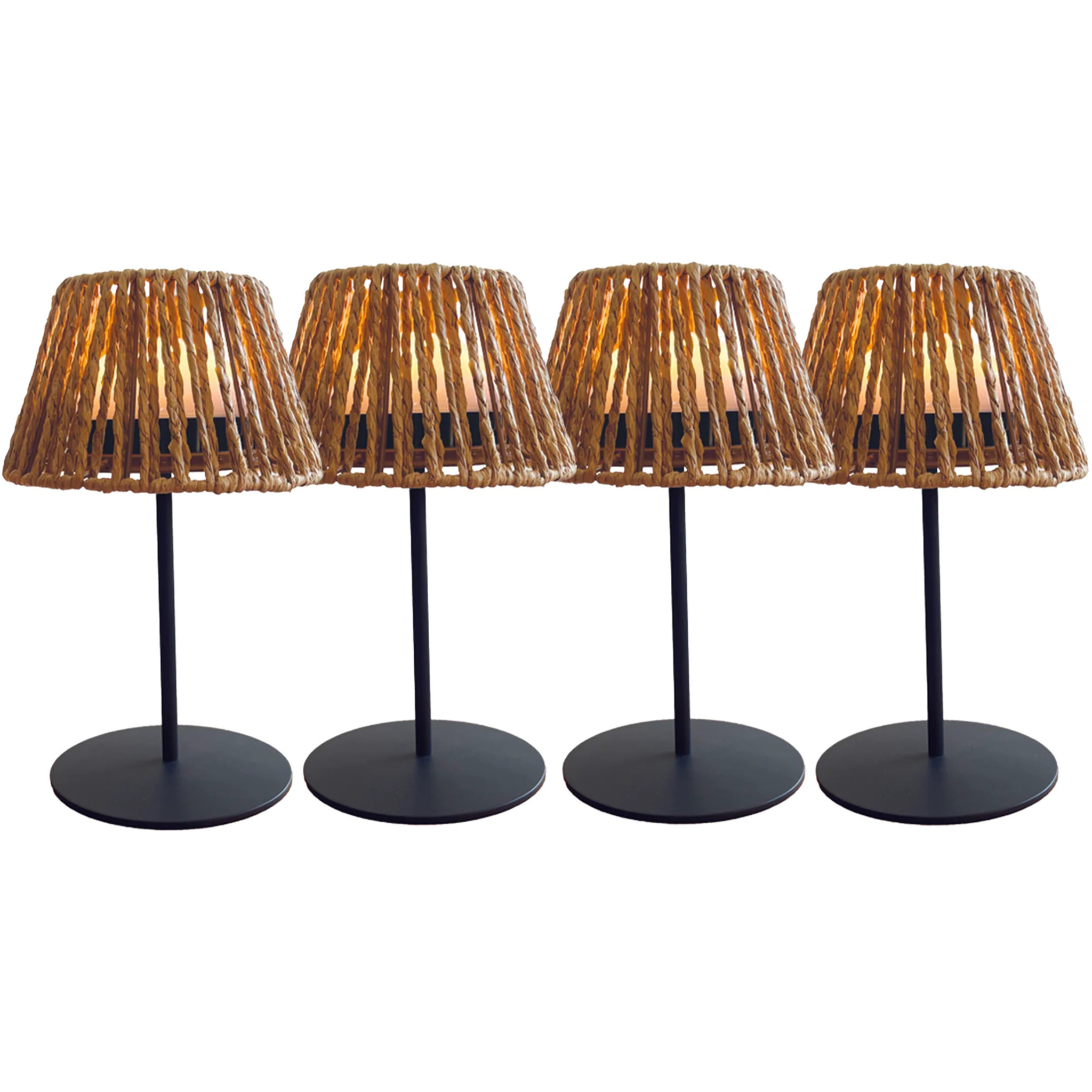 4 Lampes de table TWINS RAFFY H24cm