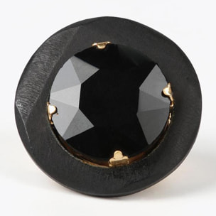 Anello legno con gioiello