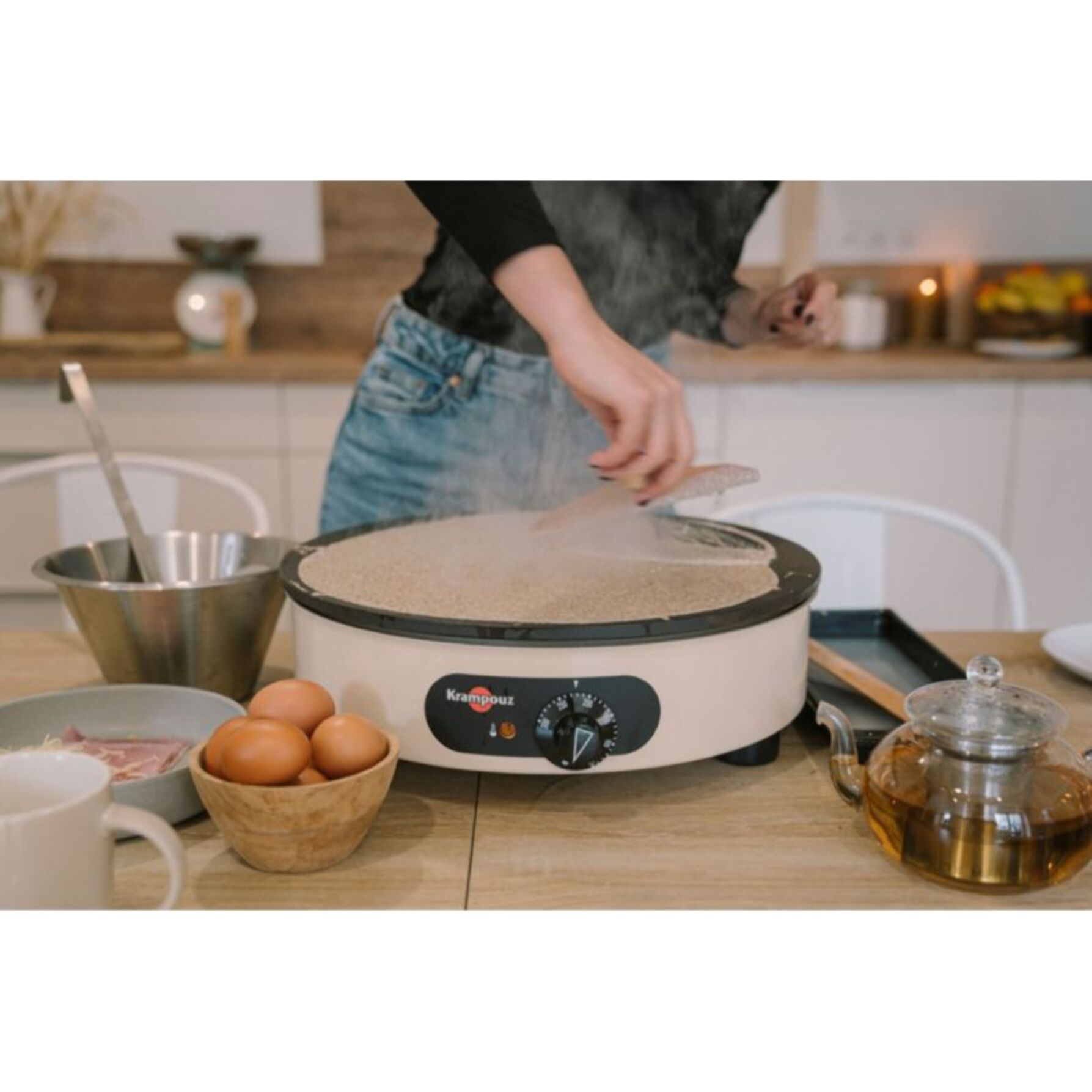 Crêpière KRAMPOUZ Electrique Armen CFAR4AA-KR