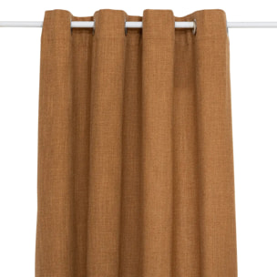 Rideau "Clem" cannelle 140x260cm