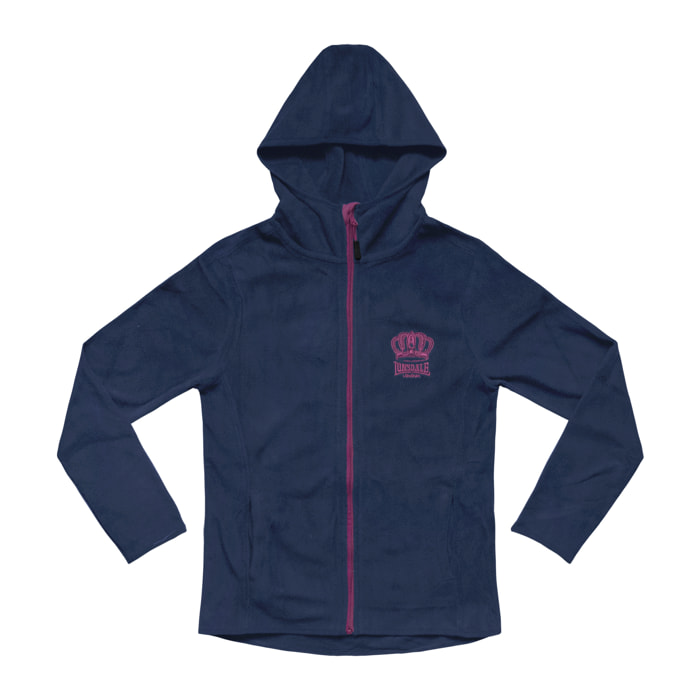 Felpa Giacca Donna LONSDALE Zip Pile