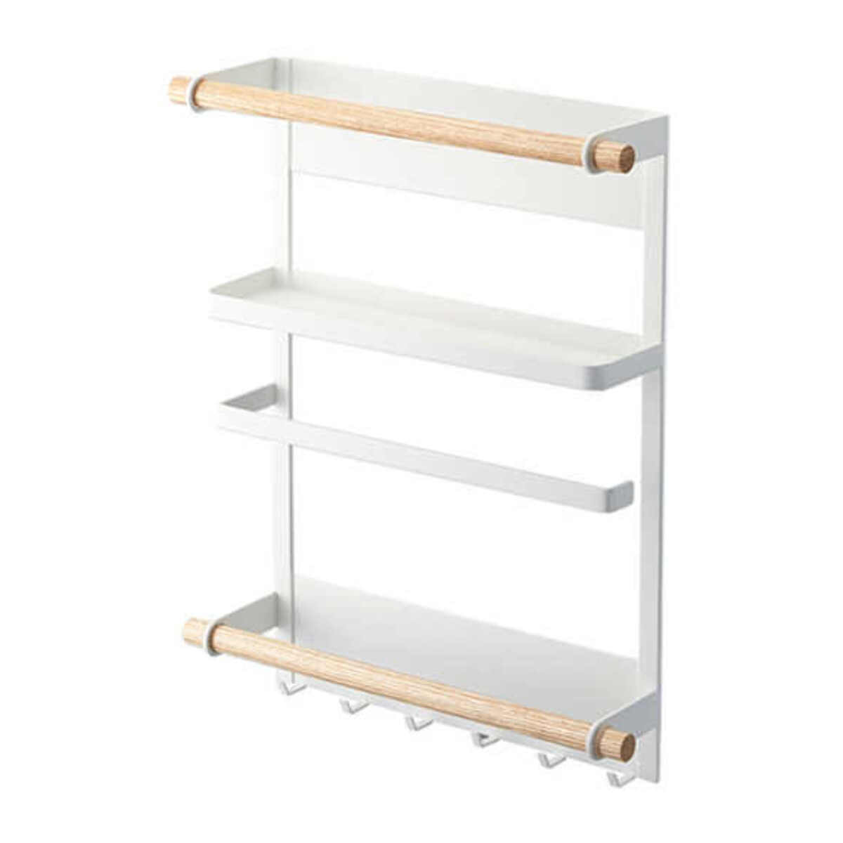 Rack de fijación magnética en acero pintado color blanco