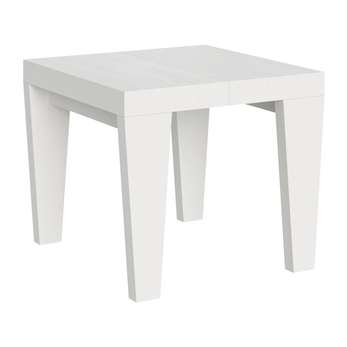 Table Spimbo Extensible Frêne Blanc 90x90 Allongée 246