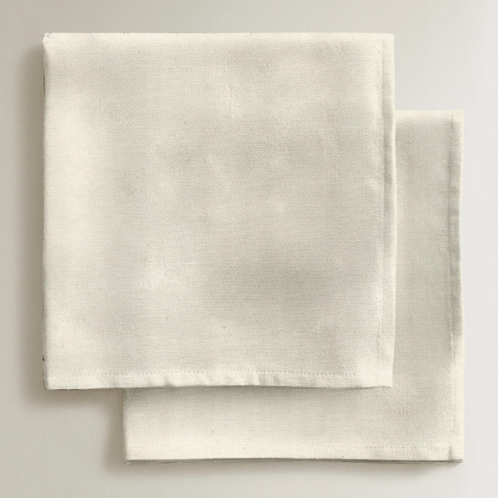 Lot de 2 serviettes Naturel