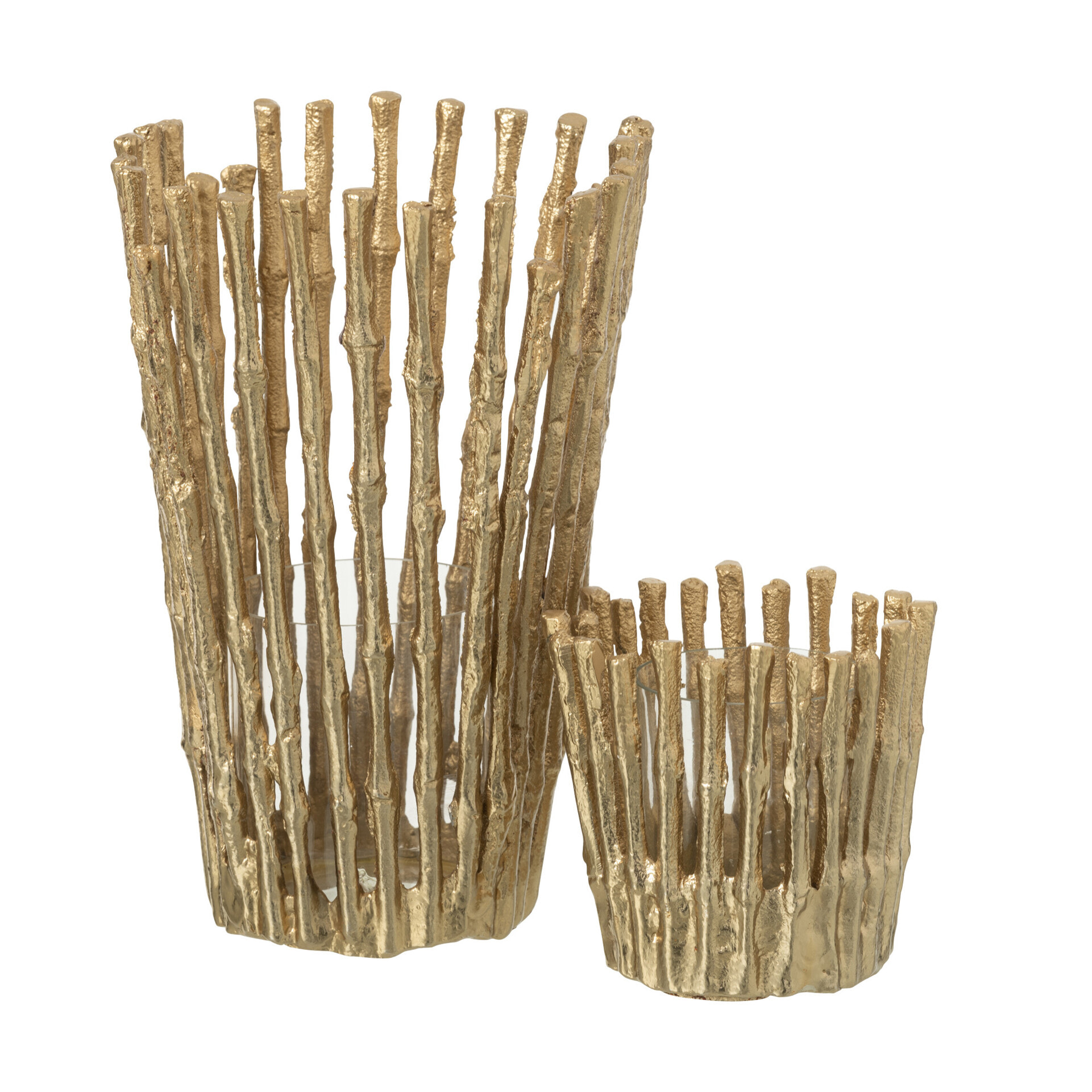 J-Line bougeoir - aluminium - or - large
