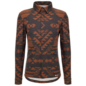 Dylan - Camicia - Cioccolato - Uomo