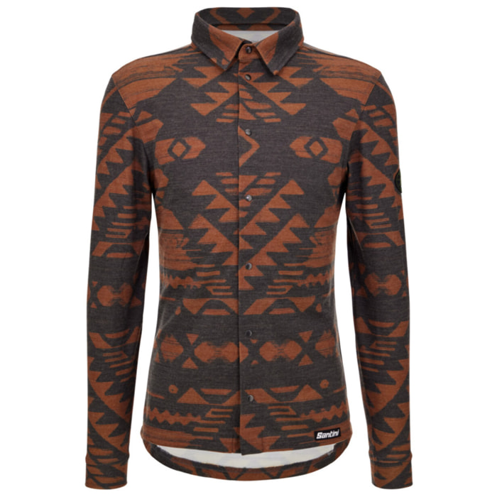 Dylan - Camicia - Cioccolato - Uomo