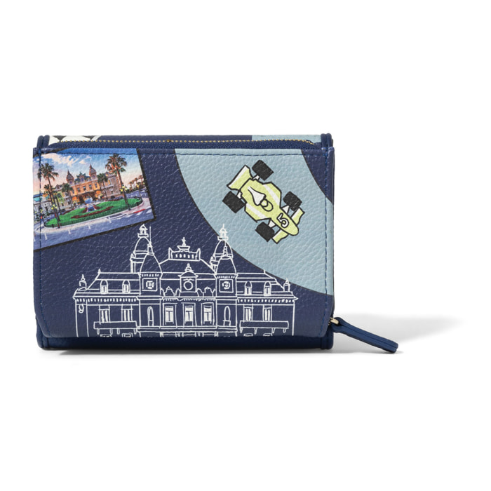 Portafoglio  da donna In Poliestere e Poliuretano Prodotto artigianale 14x10x3,5 cm