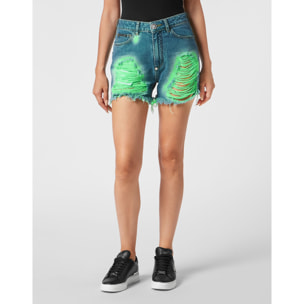 PHILIPP PLEIN Pantaloncini di jeans